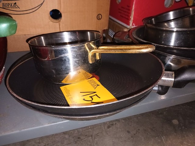 Lot 151 - steelpannen. 11 stuks - afbeelding 3 van  4