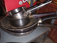 Lot 151 - steelpannen. 11 stuks - afbeelding 4 van  4