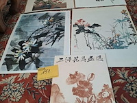Lot 151 - vintage prenten chinese kunst + map met diverse prenten - afbeelding 1 van  4
