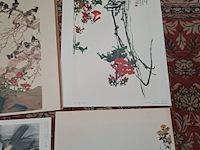 Lot 151 - vintage prenten chinese kunst + map met diverse prenten - afbeelding 3 van  4