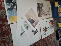 Lot 151 - vintage prenten chinese kunst + map met diverse prenten - afbeelding 4 van  4