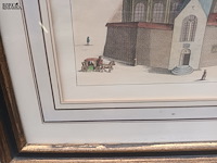 Lot 152 - kader antiek grondplan klooster - afbeelding 4 van  4