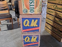 Lot 152 - vintage sinaasappelkratten in hout - 5 stuks - afbeelding 1 van  2