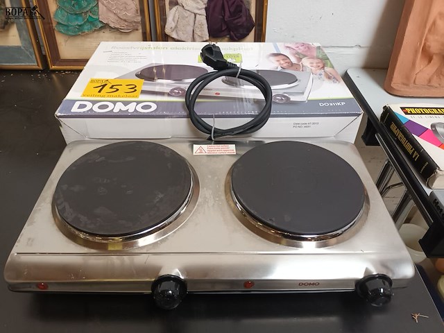 Lot 153 - elektrische kookplaat domo - afbeelding 2 van  4
