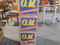 Lot 153 - vintage sinaasappelkratten in hout - 5 stuks - afbeelding 1 van  3