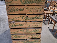 Lot 153 - vintage sinaasappelkratten in hout - 5 stuks - afbeelding 2 van  3