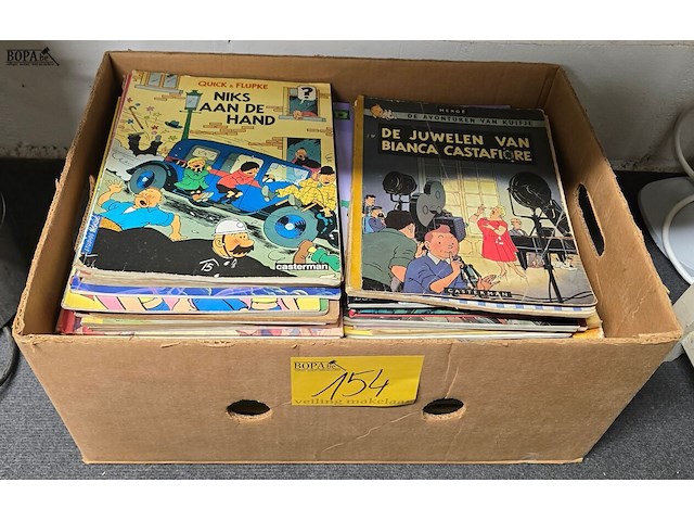 Lot 154 - doos vol diverse strips - afbeelding 1 van  4