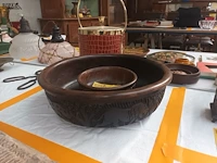 Lot 154 - paar houten schalen