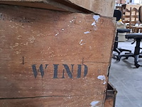 Lot 154 - vintage houten kratten - 3 stuks - afbeelding 3 van  3