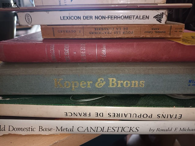 Lot 156 - boeken over tin. 8 stuks - afbeelding 2 van  2