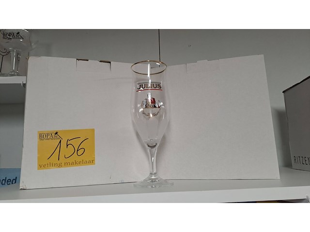 Lot 156 - julius glazen 12 stuks - afbeelding 2 van  2