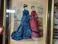 Lot 156 - modegravure in kader