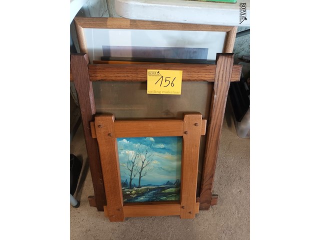 Lot 156 - partij kaders. 9 stuks - afbeelding 1 van  5