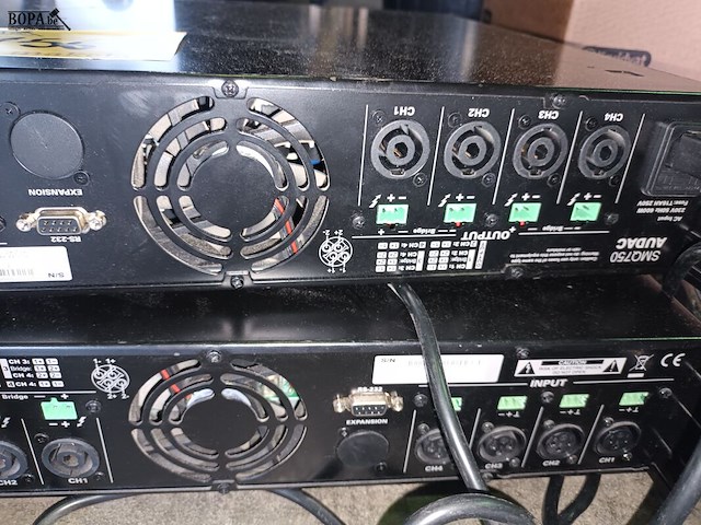 Lot 156 - stereoversterker audac. 2 stuks - afbeelding 3 van  3