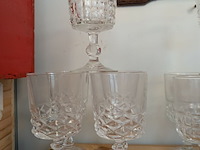 Lot 157 - glaswerk cristal d'arques - diamand - afbeelding 2 van  7