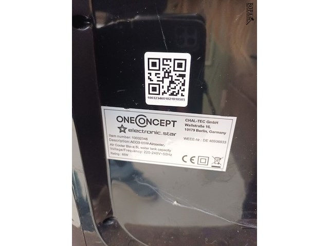 Lot 158 - mobiele airco oneconcept - afbeelding 3 van  4