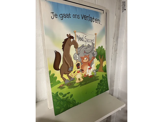 Lot 159 - grote wenskaarten met enveloppe - afbeelding 2 van  3