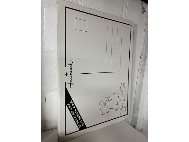 Lot 159 - grote wenskaarten met enveloppe - afbeelding 3 van  3