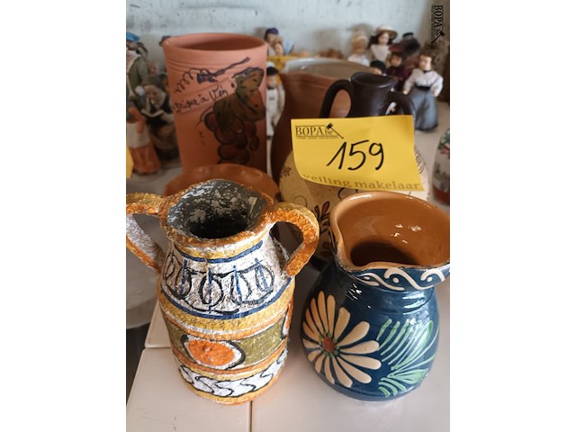 Lot 159 - kruiken in keramiek. 6 stuks - afbeelding 1 van  3