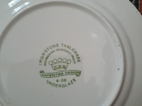 Lot 159 - lot blauw servies: borden ironstone tableware, bordjes old e - afbeelding 2 van  4