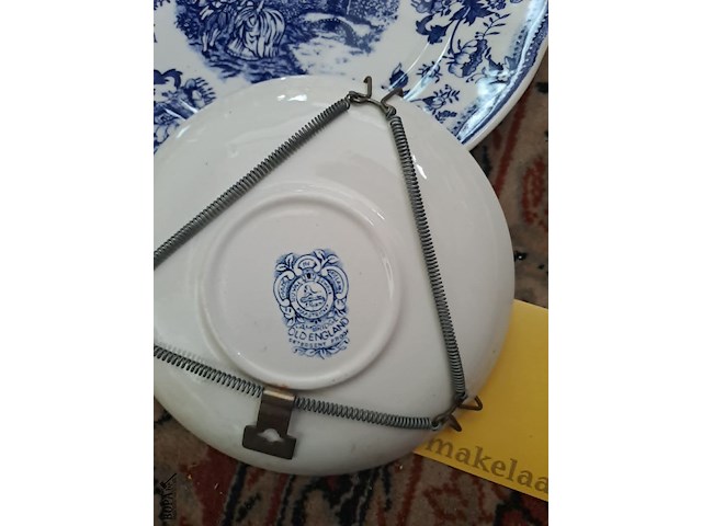 Lot 159 - lot blauw servies: borden ironstone tableware, bordjes old e - afbeelding 3 van  4