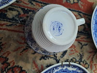 Lot 159 - lot blauw servies: borden ironstone tableware, bordjes old e - afbeelding 4 van  4