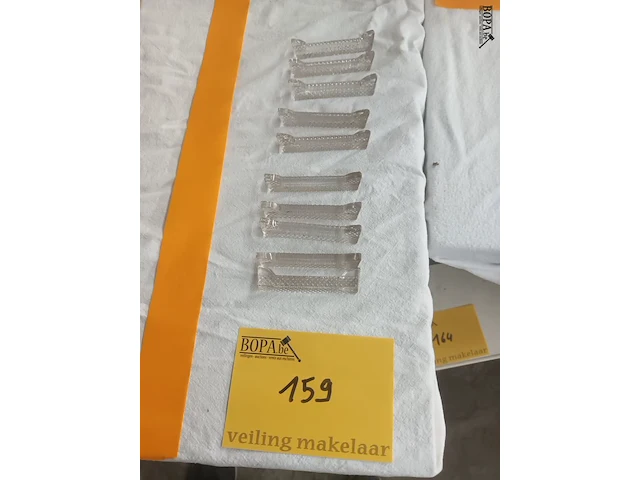 Lot 159 - onderzetters voor bestek. 10 stuks - afbeelding 1 van  4