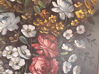 Lot 159 - schilderij bloemen - afbeelding 3 van  4
