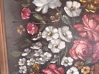 Lot 159 - schilderij bloemen - afbeelding 4 van  4