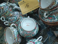 Lot 16 - antiek chinees theeservies compleet - afbeelding 3 van  4