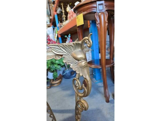Lot 16 - artissimo barok bijzettafel messing - afbeelding 2 van  4