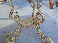 Lot 16 - artissimo barok bijzettafel messing - afbeelding 3 van  4