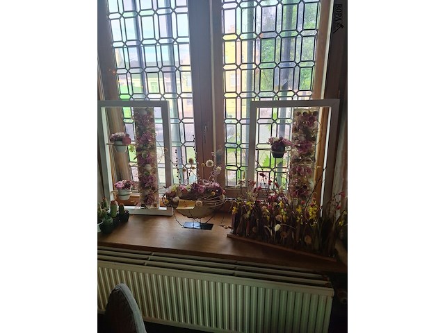 Lot 16 - florale decoratie. 13 stuks - afbeelding 1 van  4