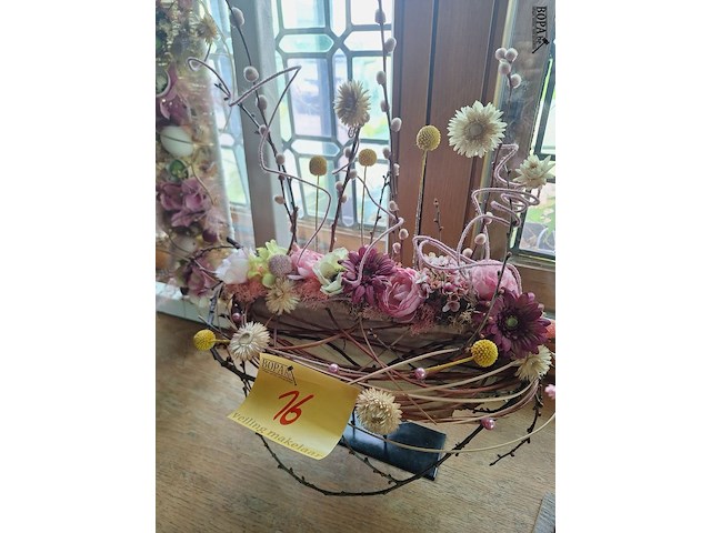 Lot 16 - florale decoratie. 13 stuks - afbeelding 2 van  4
