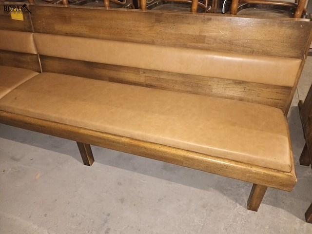 Lot 16 - houten zitbank - afbeelding 2 van  4