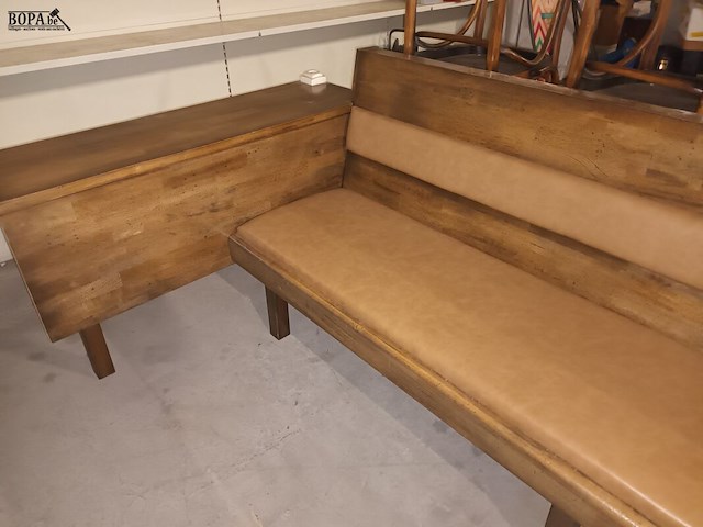 Lot 16 - houten zitbank - afbeelding 4 van  4