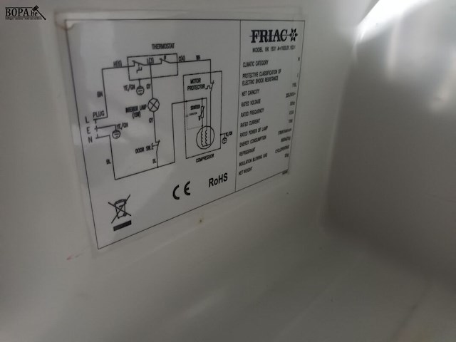 Lot 16 - koelkast friac - afbeelding 3 van  4