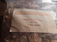 Lot 16 - rookhout snippers beuk 1 kg. 13 stuks - afbeelding 3 van  3