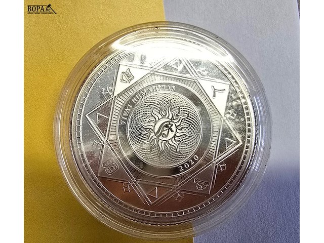 Lot 16 - tokelau 5 dollars 2020 vivat humanitas (2 stuks) - afbeelding 2 van  4