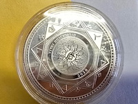 Lot 16 - tokelau 5 dollars 2020 vivat humanitas (2 stuks) - afbeelding 2 van  4