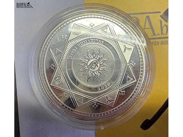 Lot 16 - tokelau 5 dollars 2020 vivat humanitas (2 stuks) - afbeelding 4 van  4