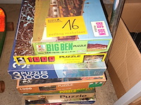 Lot 16 - vintage puzzels. 9 stuks