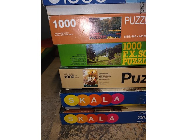 Lot 16 - vintage puzzels. 9 stuks - afbeelding 3 van  4