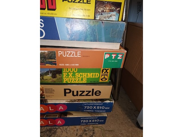 Lot 16 - vintage puzzels. 9 stuks - afbeelding 4 van  4