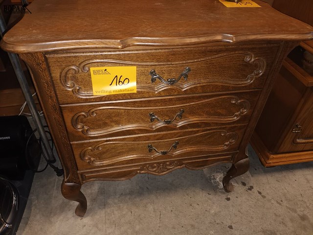 Lot 160 - houten ladekast - afbeelding 4 van  4