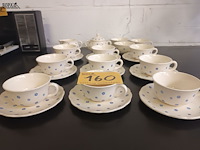 Lot 160 - koffieservies. 23 stuks - afbeelding 2 van  3