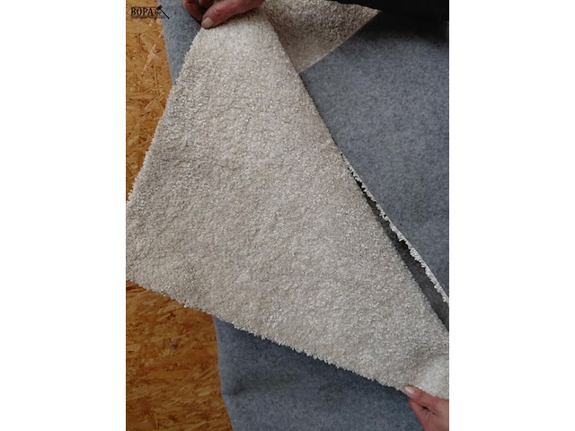 Lot 160 - tapijt beige afm 220*158 100% polypropyleen (machine wasbaar - afbeelding 2 van  2