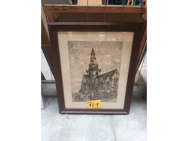 Lot 161 - kader kerk - afbeelding 1 van  5