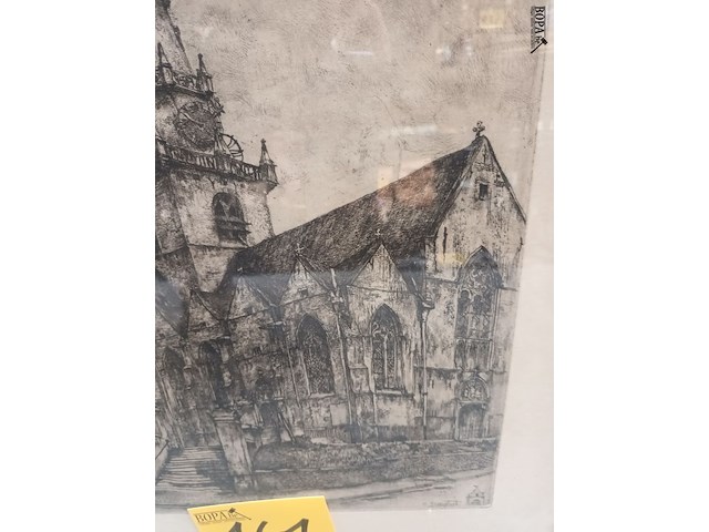 Lot 161 - kader kerk - afbeelding 4 van  5