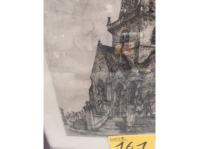Lot 161 - kader kerk - afbeelding 5 van  5